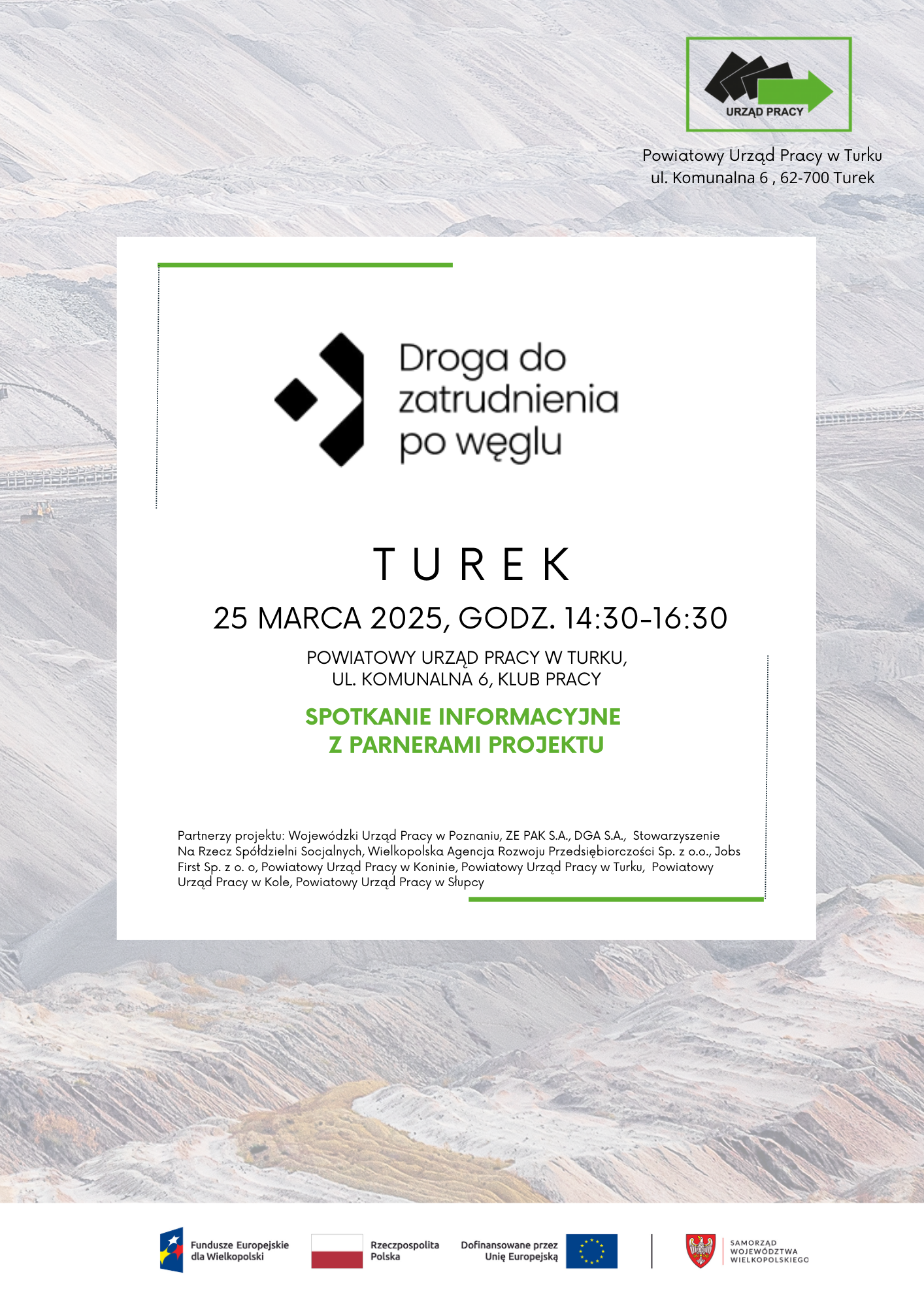 Plakat PUP TUREK Spotkanie 25.03.2025
